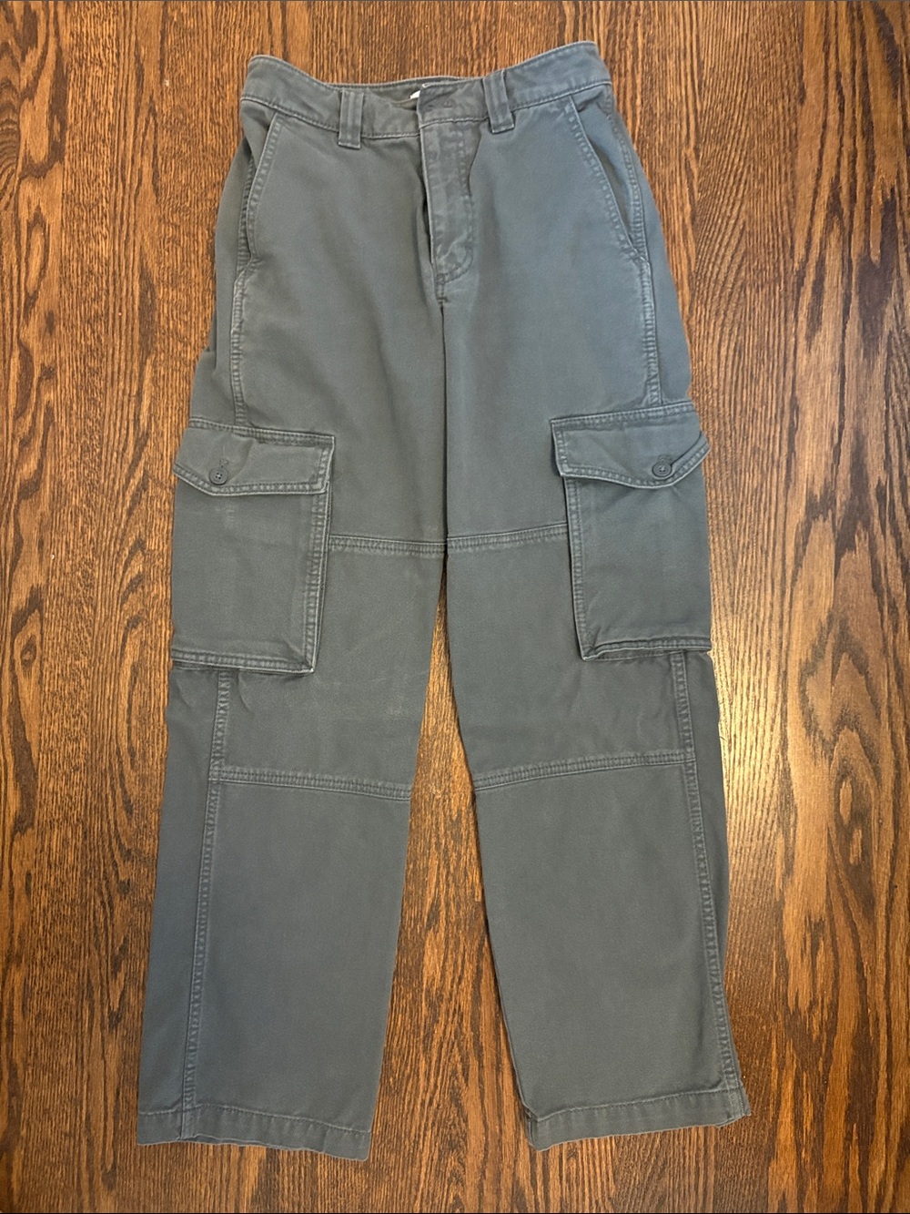 Aritzia TNA Dark Grey Cargo Pants